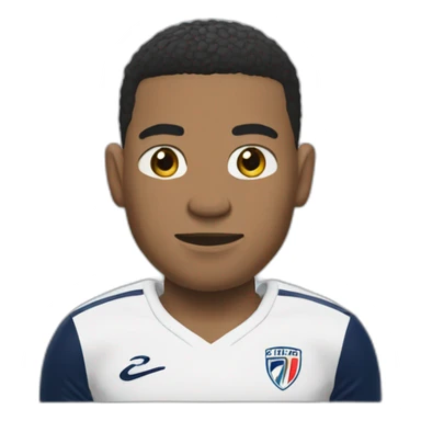 Mbappé au rugby  sticker