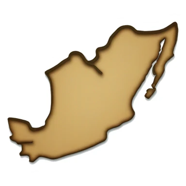 mapa de mexico sticker