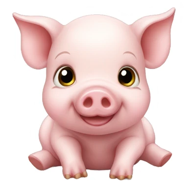 baby pig sticker