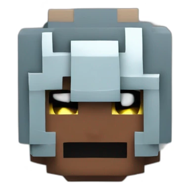 Minecraft DevilMayCry Head Skin sticker