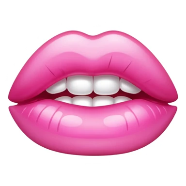 Lip gloss pink sticker