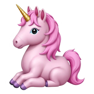 pink unicorn toy sticker