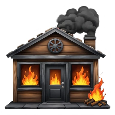 Burned Storefront sticker