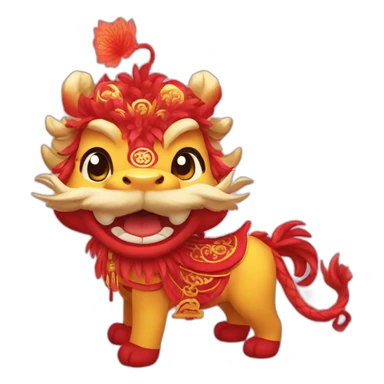 Chinese new year-draon sticker