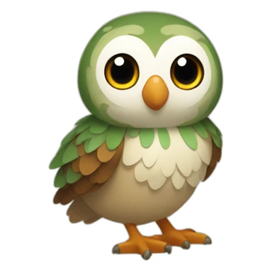 rowlet owl sticker