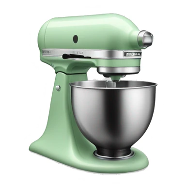 Kitchen aid mixer in pastel green sticker