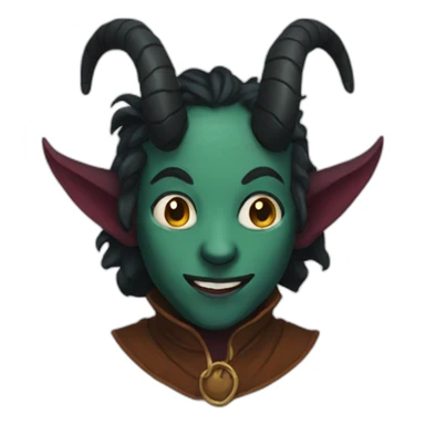 tiefling sticker