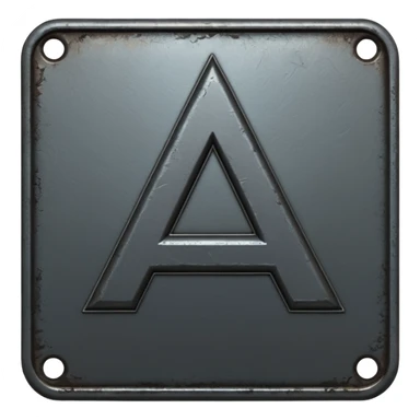 Create a custom emoji badge featuring a stylized, glossy letter “S”. Design the badge in the dark metallic Iron rank style from League of Legends. Use rough metal textures, dark gray tones, and a gritty, heavy look. Add subtle dim glows. Premium, sharp, and readable at small sizes.
 sticker