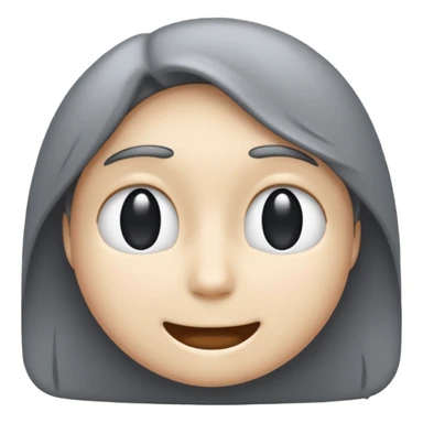 middle gray any emoji sticker