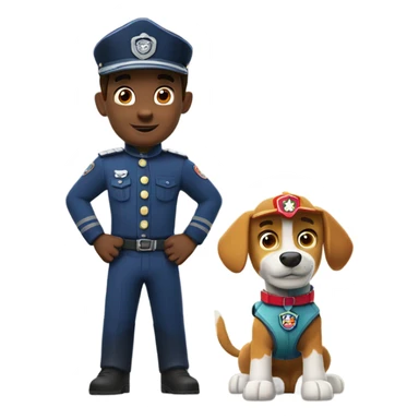 Marshal from Paw Patrol sticker