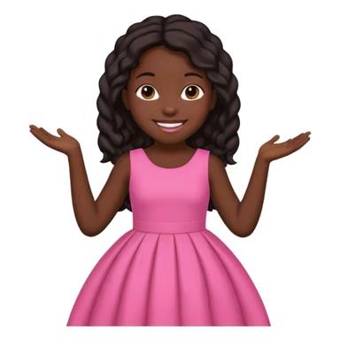 Black Christian girly girl sticker