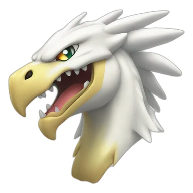 Reshiram pokemon sticker
