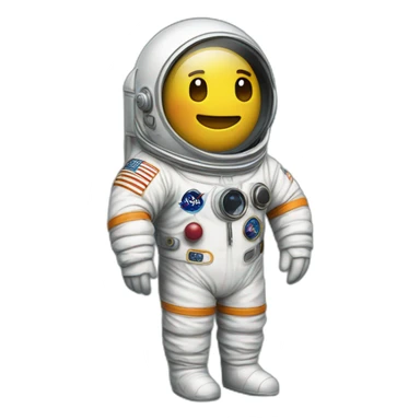 a-minnesota-loon-with-a retro astronaut-uniform, head sticking out of uniform sticker