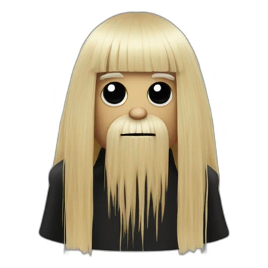 cute cousin it addams sticker