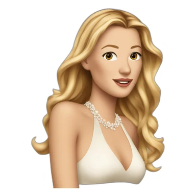 Blake lively, gossip girl sticker