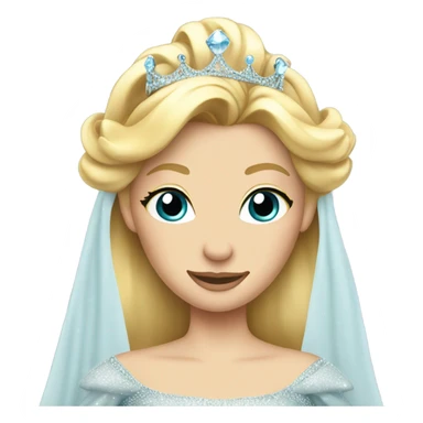 Blonde princess  sticker