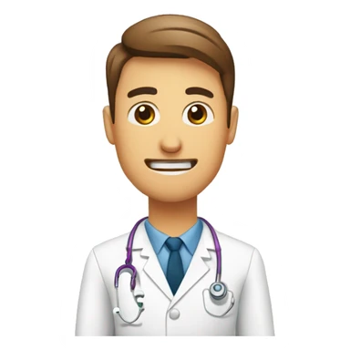 americano pidiendo atención medica sticker