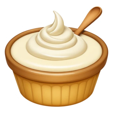 J'aimerai un emoji représentant quelque chose se crémeux sticker