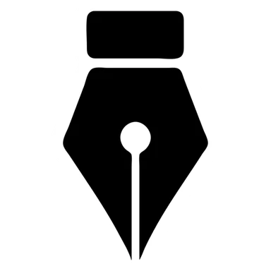 A tip of a pen sticker