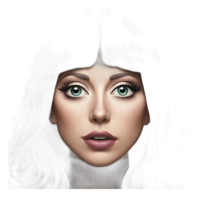 Lady gaga in her chromatica album artwork sticker