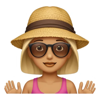 Me on the beach sticker