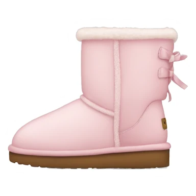 light pink uggs sticker