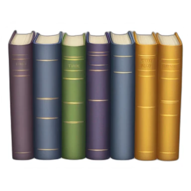 few selfstanding books sticker