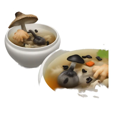 Ginseng and Black Mushroom Chicken Soup sticker