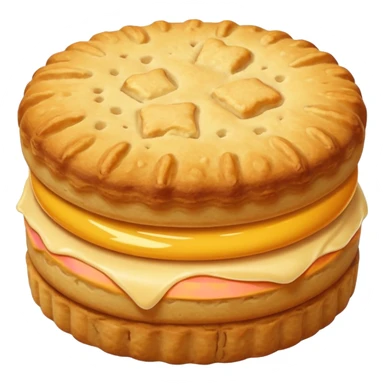 Biscuit without face  sticker