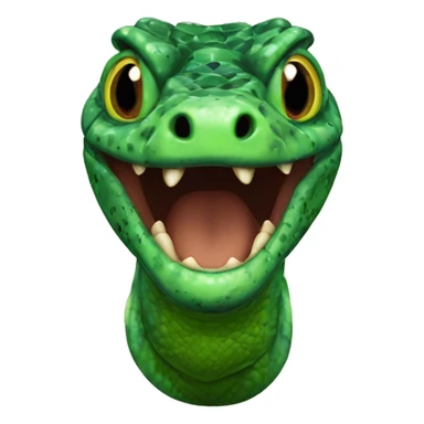 Green Gila Monster Head sticker