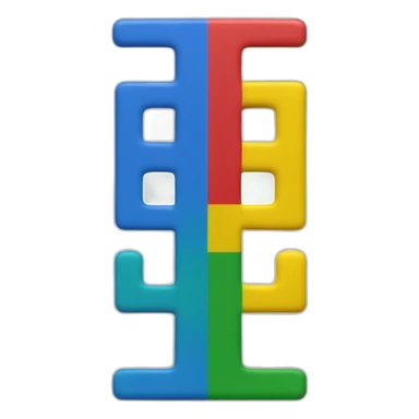 Tricolor rectangle( blue, green, yellow and a red tifinagh symbol in the center sticker