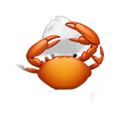 Crabe in a tree sticker