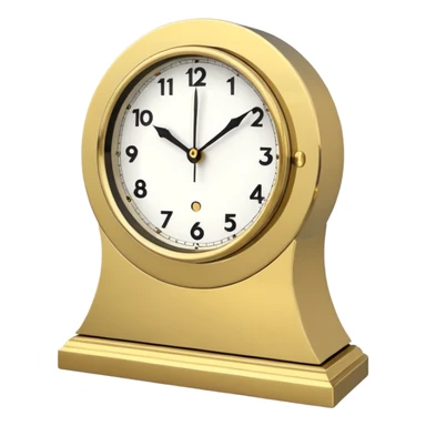 modern mantel clock sticker