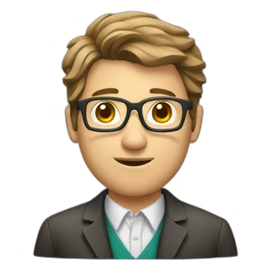 Researcher guy sticker