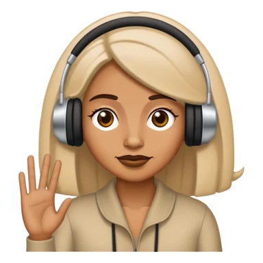 Doña voy doing the iconic “dub” sticker