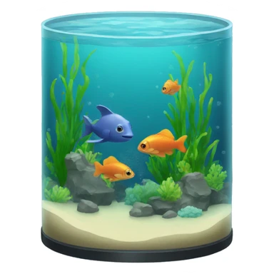 Aquarium sticker