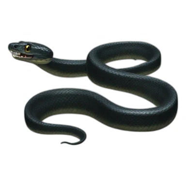 black-big-snake sticker