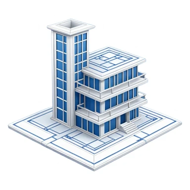 architecture plan sticker