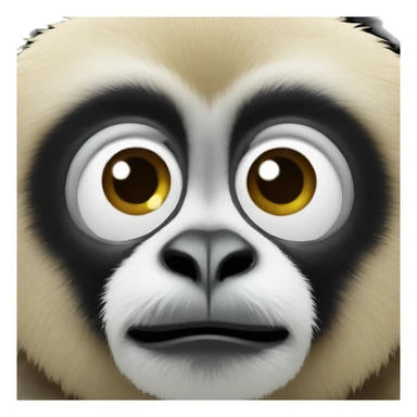 gibbon  sticker