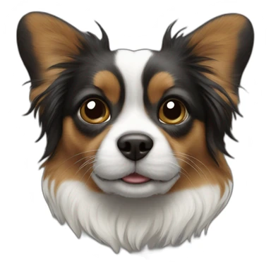 Papillons noir  sticker