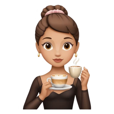 Ballerina cappuccino sticker