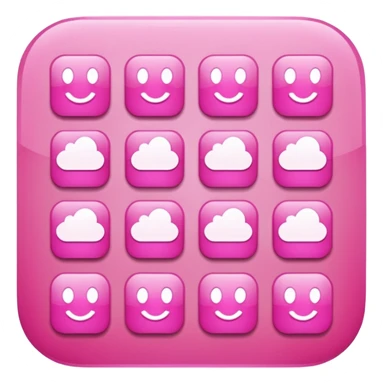 pink all apps sticker