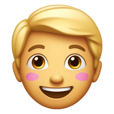 Pink happy face with an attitude  sticker