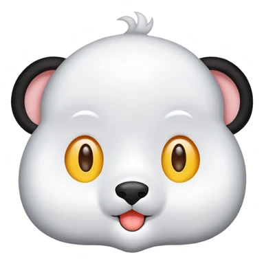 팬더가 놀라는 표정 이모지 sticker