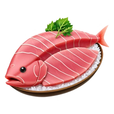 light pink sashimi 1 piece  sticker