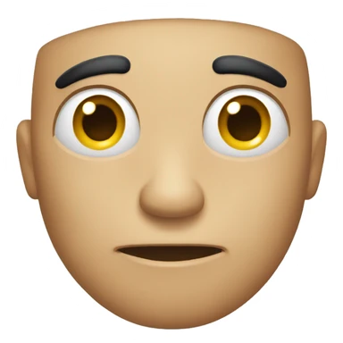 Face who doesn’t care  sticker