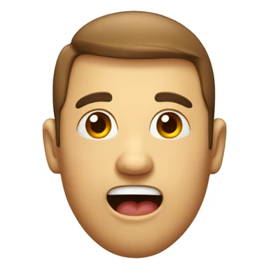 Emoji mewing  sticker