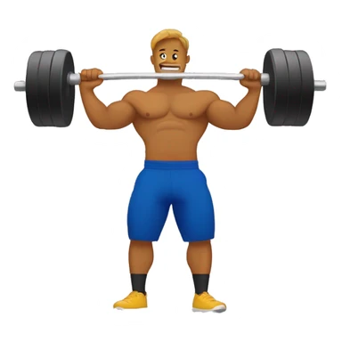 🐥 lifting weights  sticker