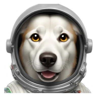 Laika the Russian astronaut dog sticker