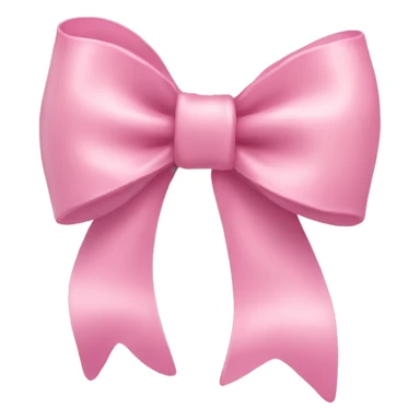 Pastel pink bow sticker